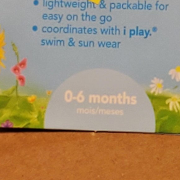 I Play Bucket Sun Hat 0-6 Months Blue - Picture 9 of 9